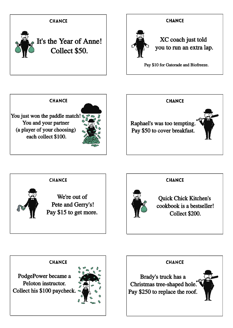 Chance cards