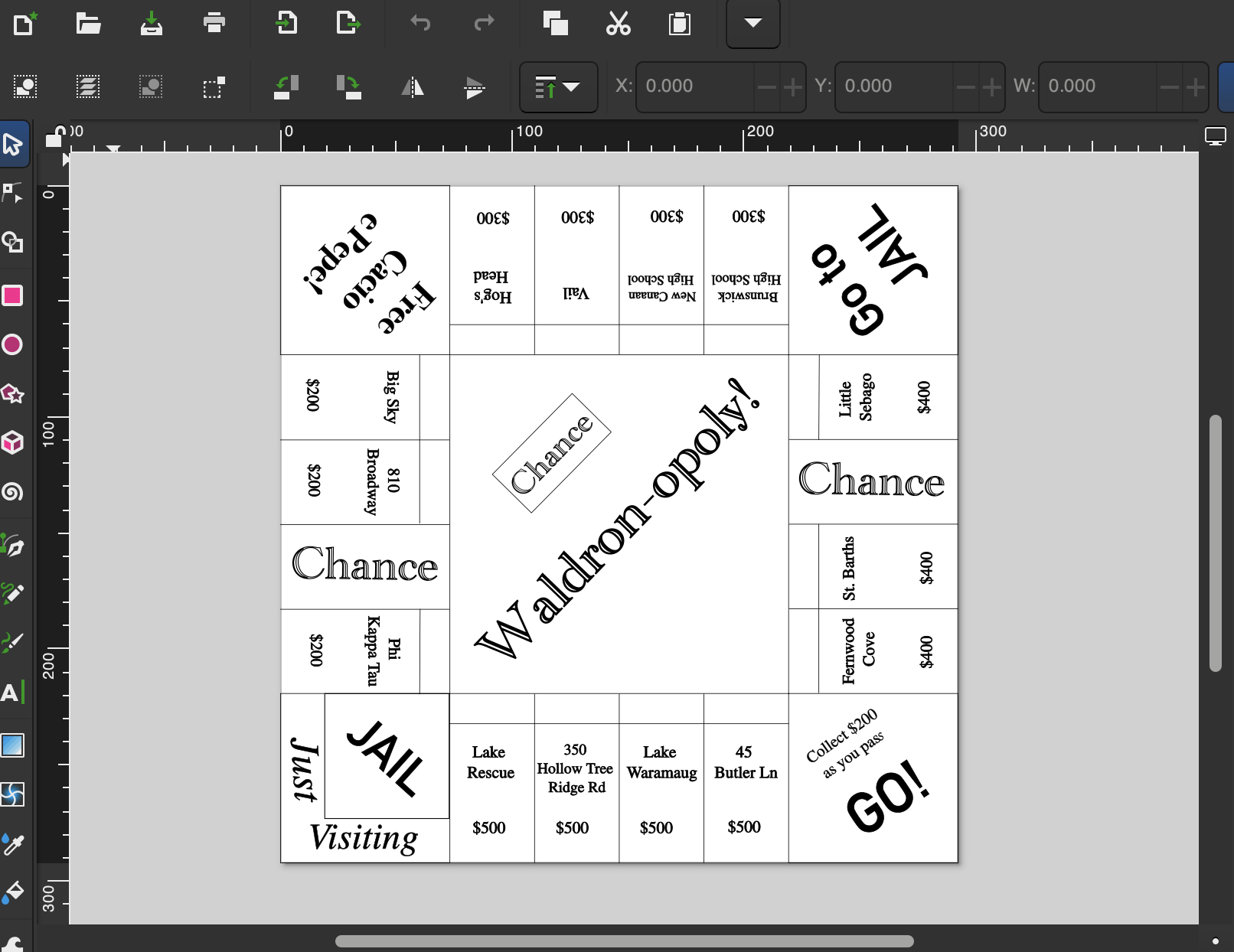 Waldron Inkscape design